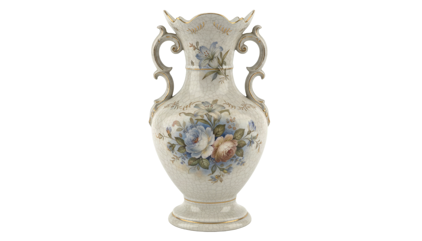 vintage flower vase png PNG transparent background