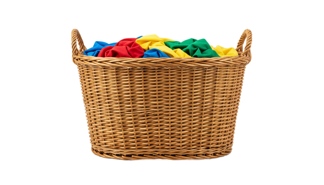 clothes basket png PNG transparent background