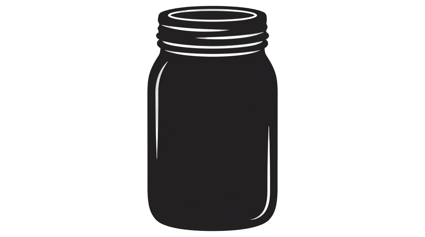jar silhouette png PNG transparent background