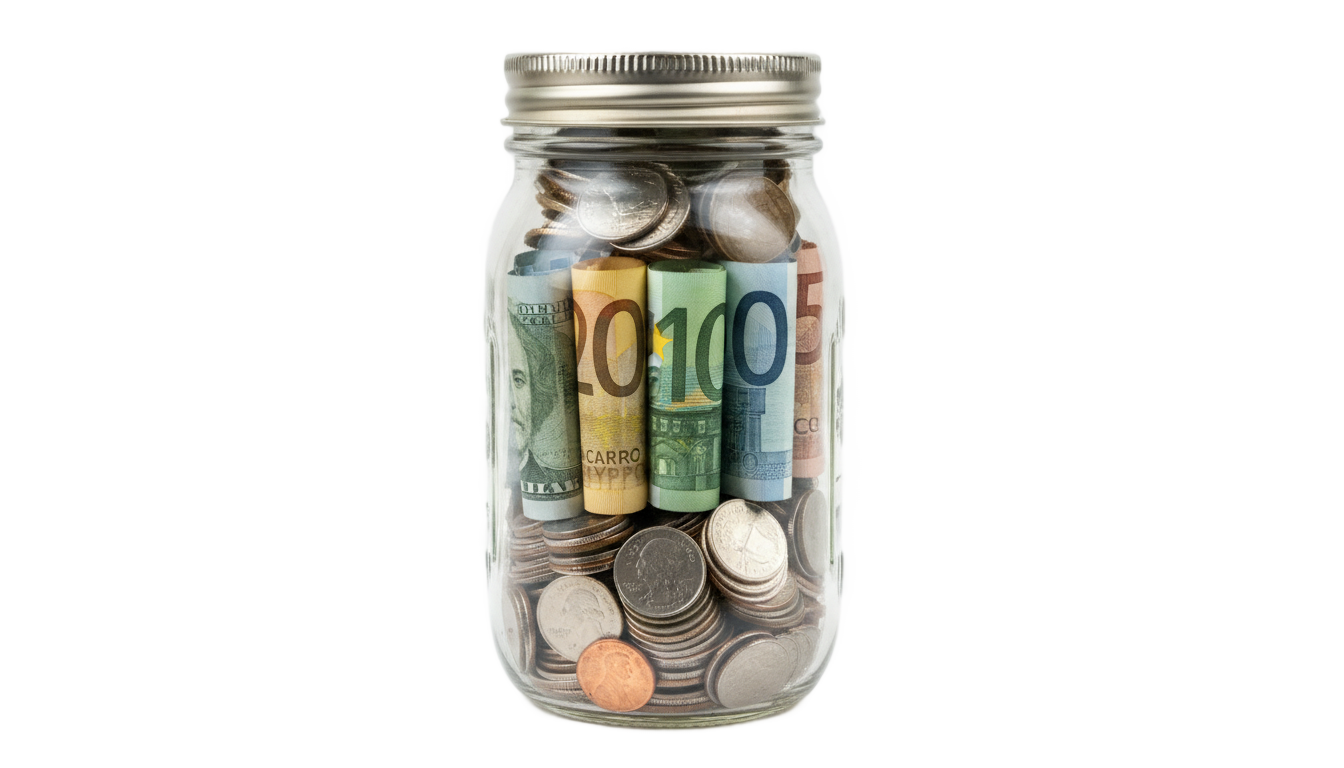 savings jar png PNG transparent background