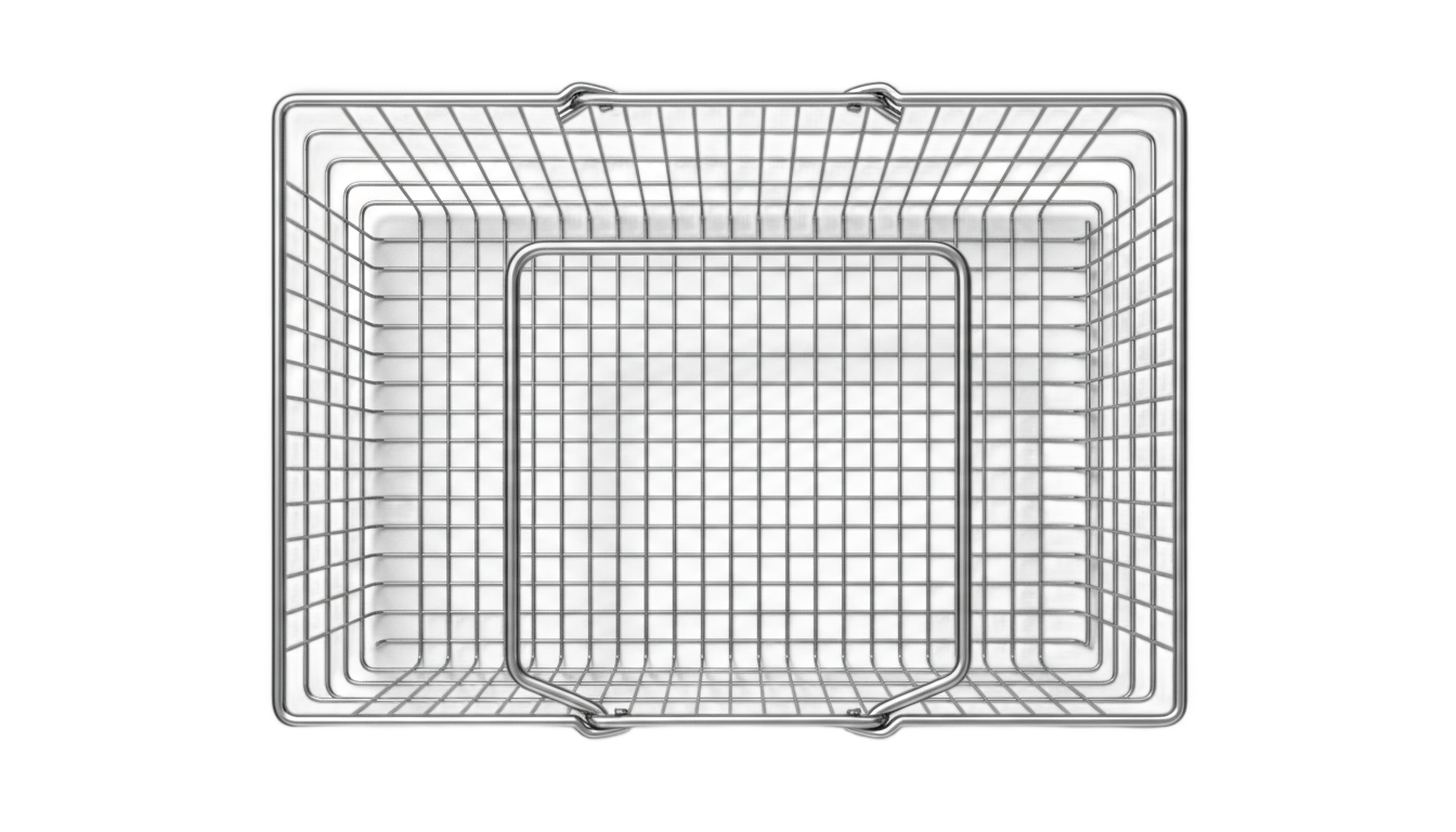 shopping basket png top view PNG transparent background