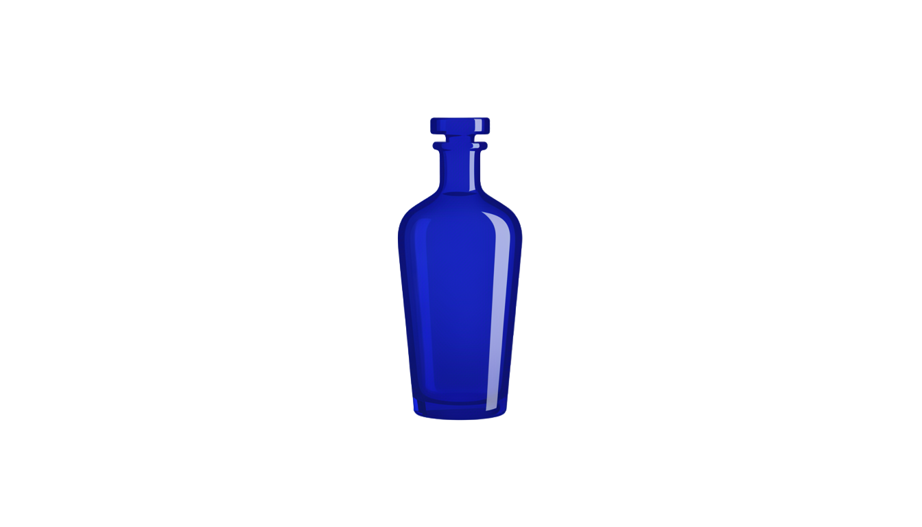 blue bottle logo png PNG transparent background