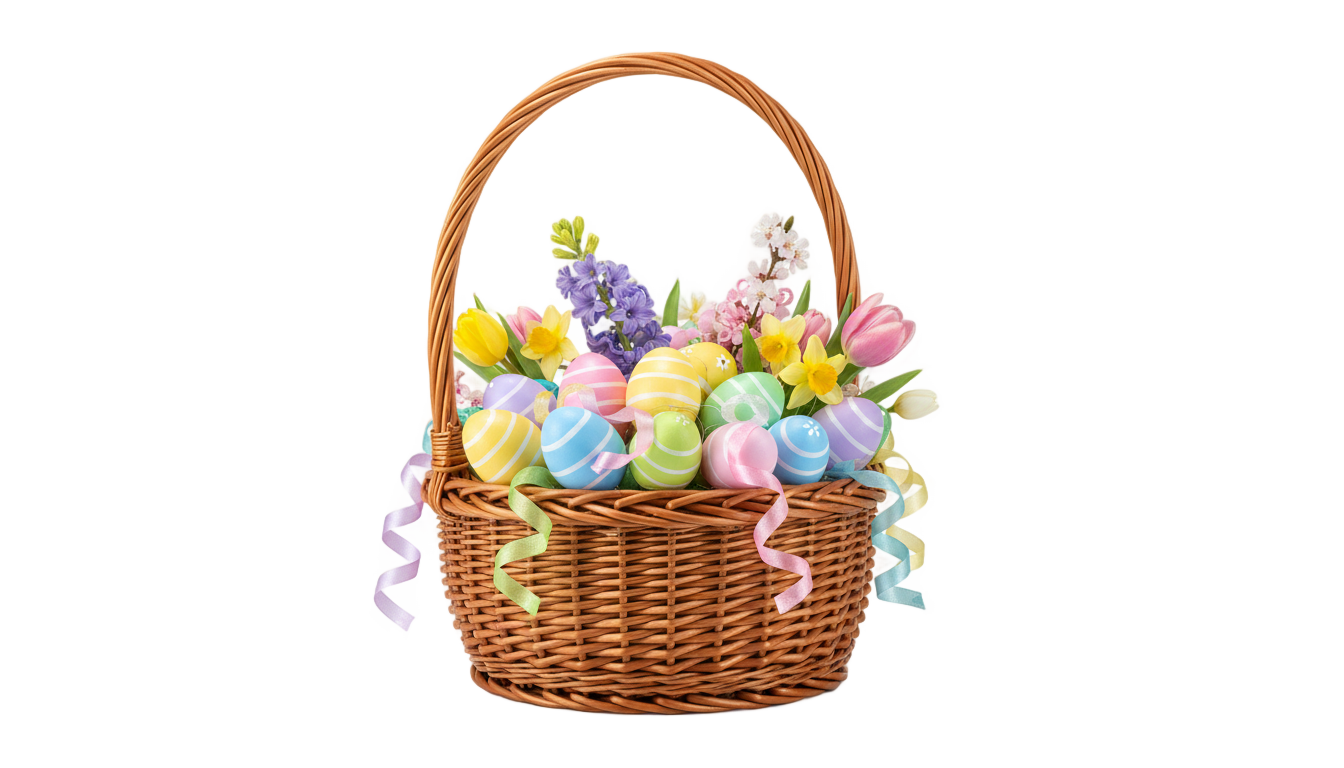 easter basket clipart png PNG transparent background