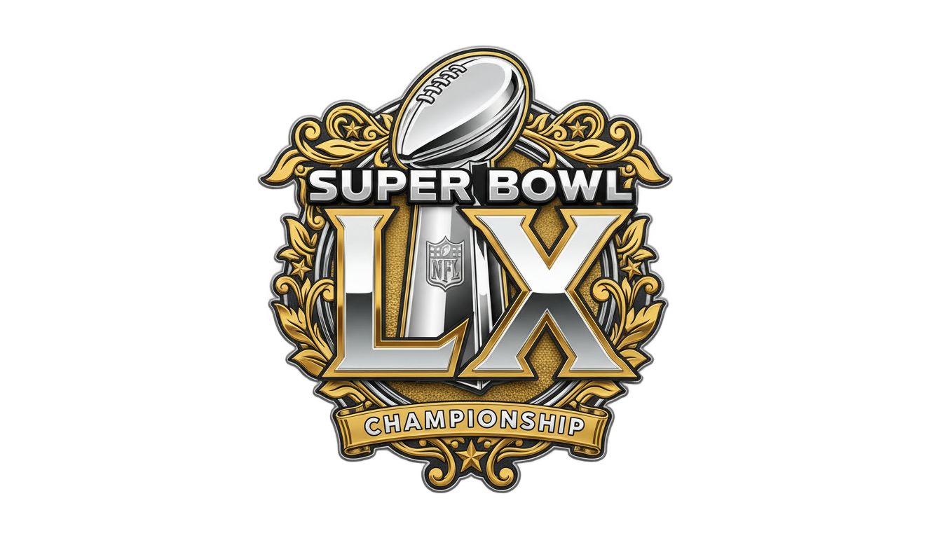super bowl lx logo png PNG transparent background