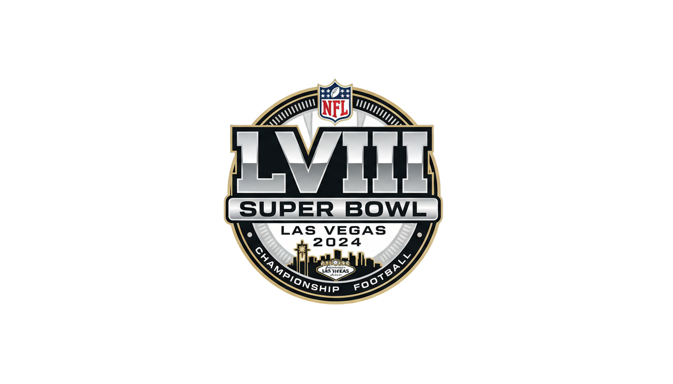 super bowl 2024 logo png PNG transparent background