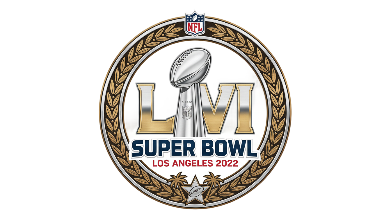 super bowl lvi logo png PNG transparent background