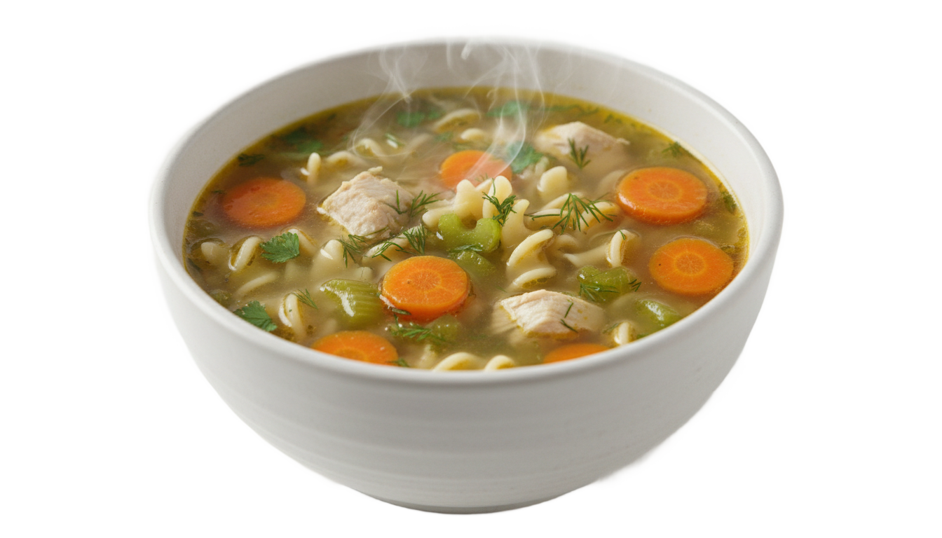 chicken soup bowl png PNG transparent background