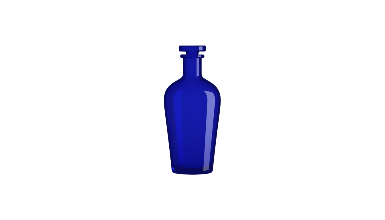 blue bottle logo png PNG transparent background