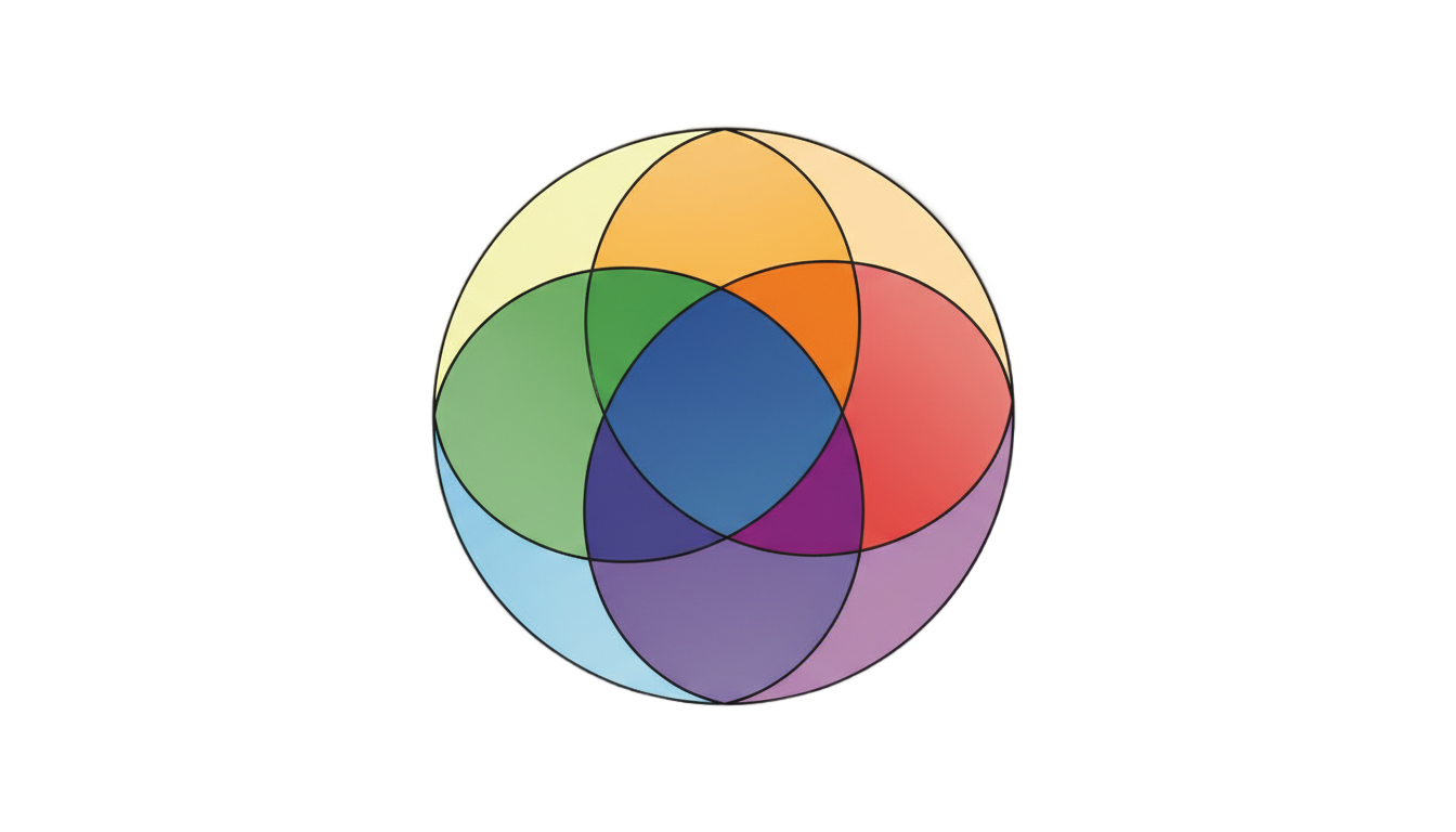 3 way venn diagram png PNG transparent background