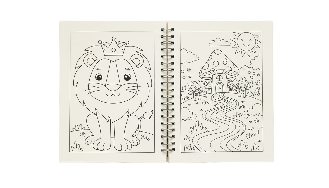 colouring book png PNG transparent background