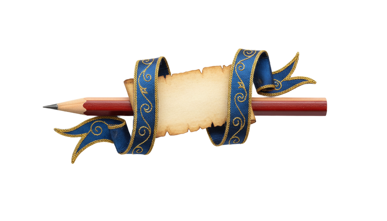 pencil banner png PNG transparent background