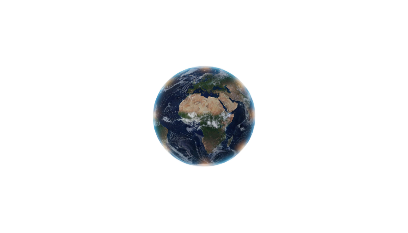 glowing globe png PNG transparent background
