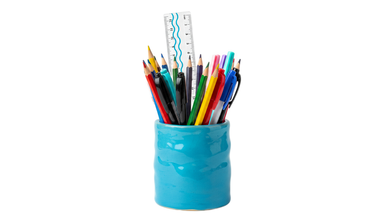 pencil cup png PNG transparent background