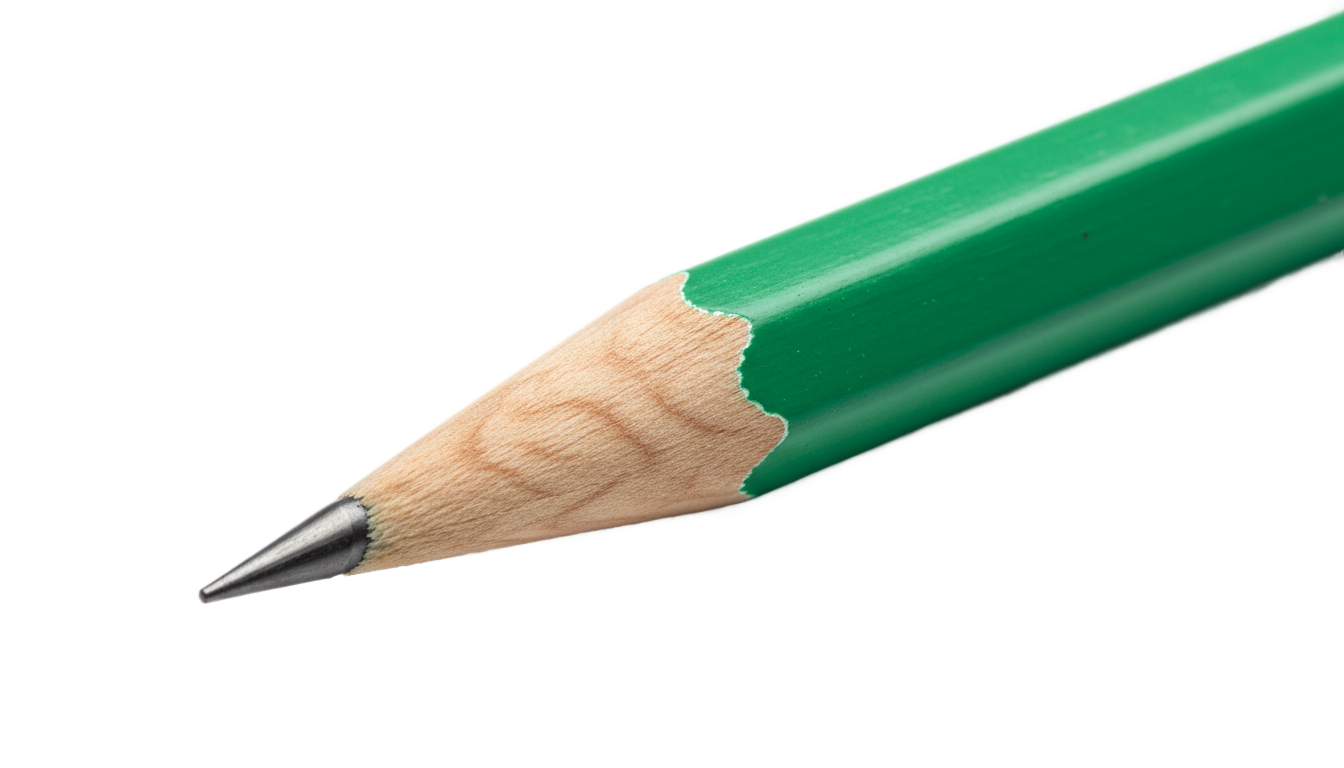 green pencil png PNG transparent background