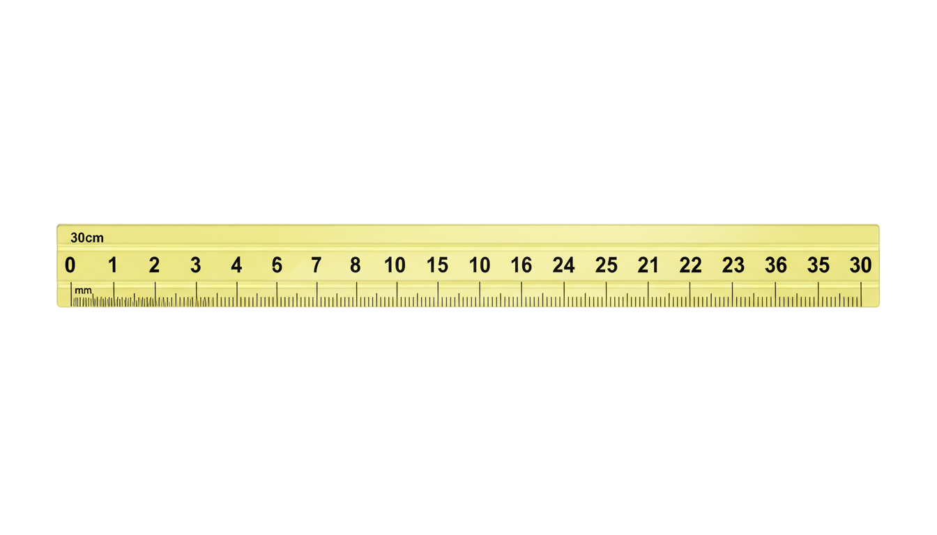 30cm ruler png PNG transparent background