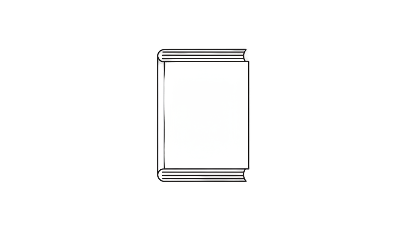 book outline png PNG transparent background