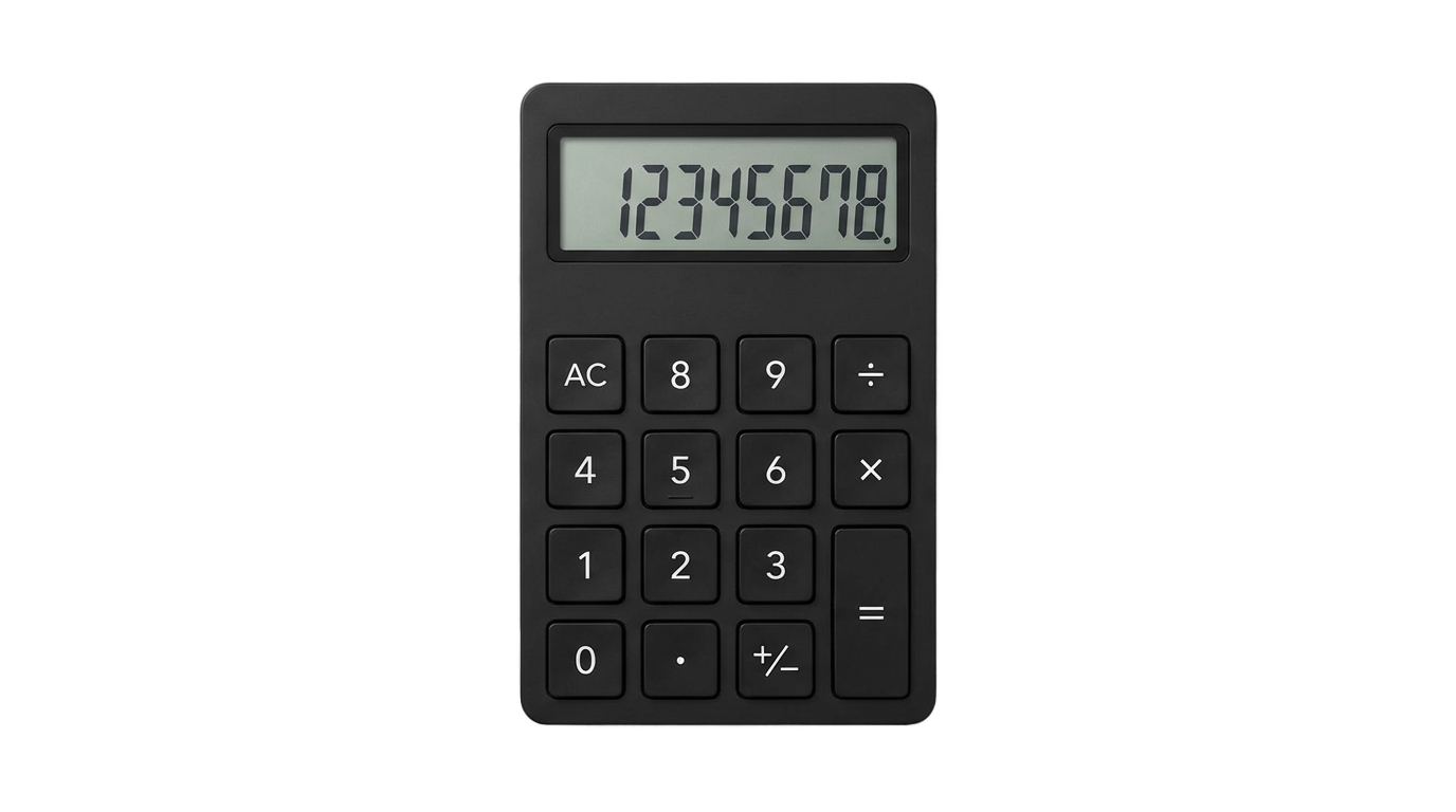 calculator png icon black PNG transparent background