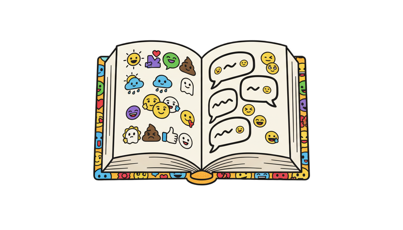 book emoji png PNG transparent background