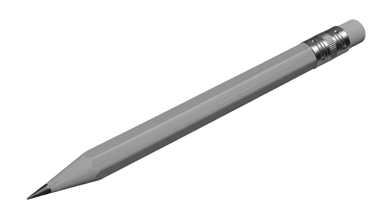 pencil png black and white PNG transparent background