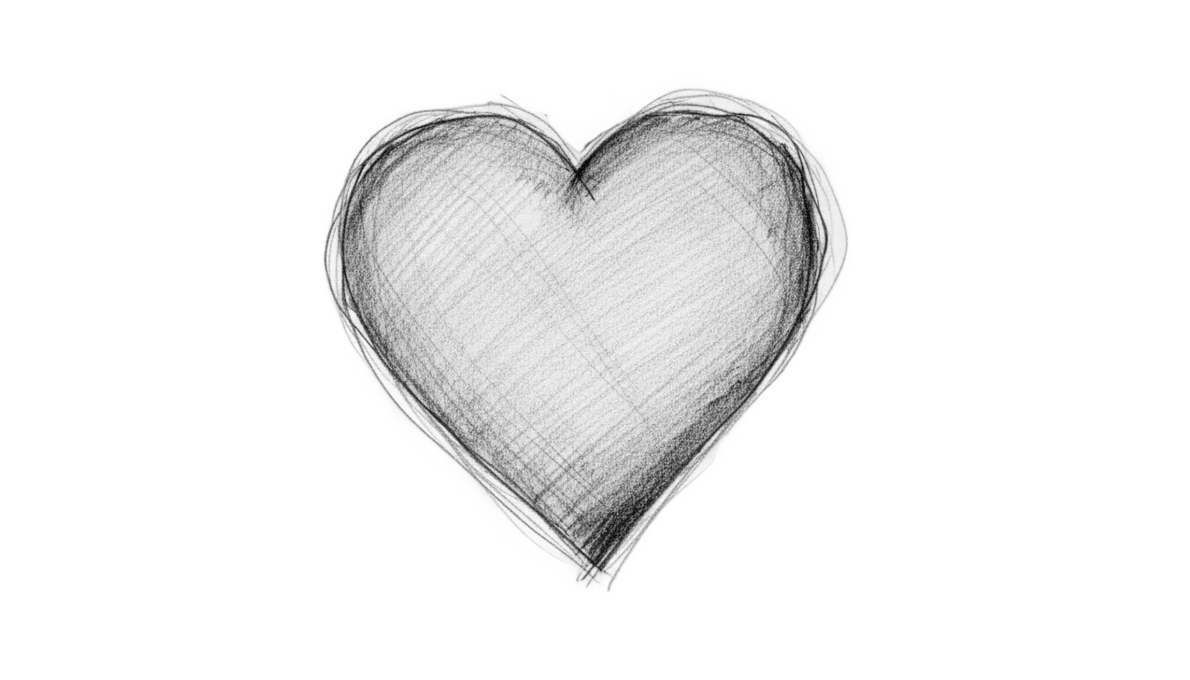 pencil heart png PNG transparent background