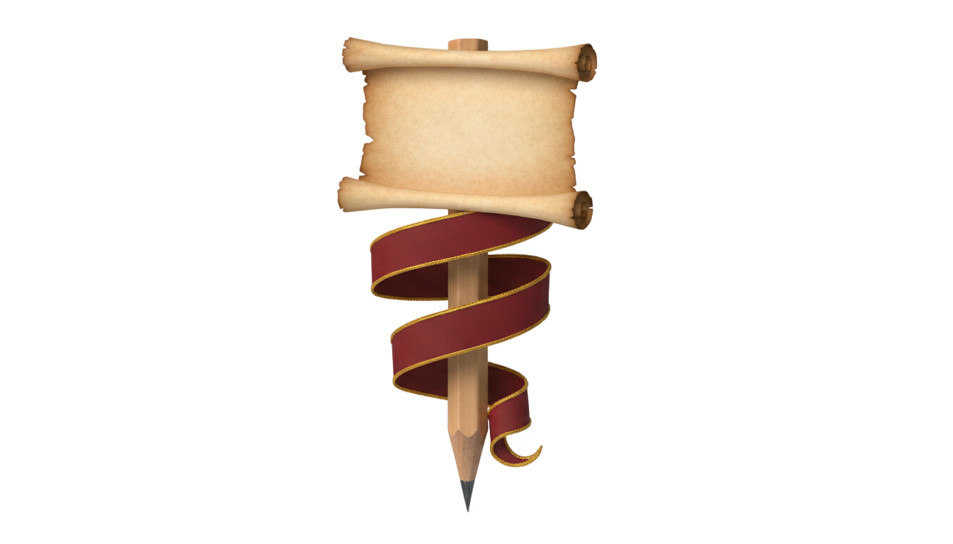 pencil banner png PNG transparent background