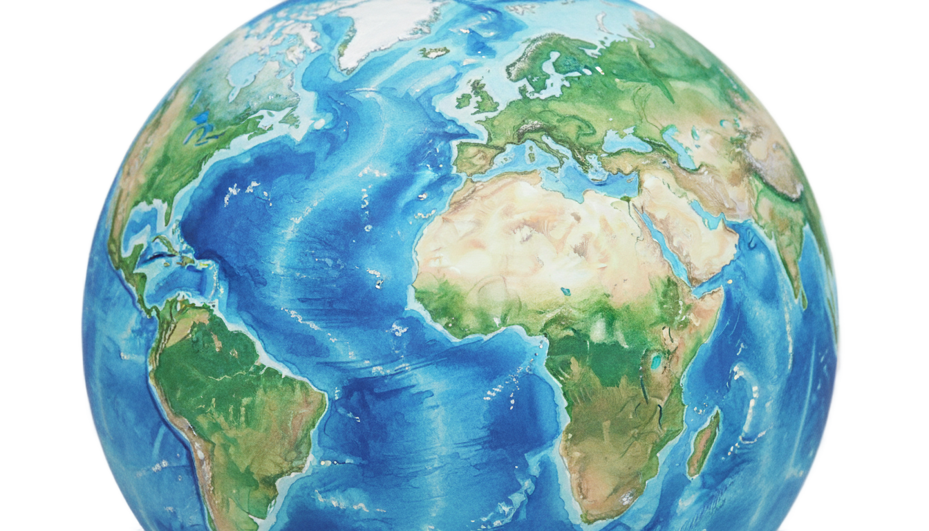 watercolor globe png PNG transparent background