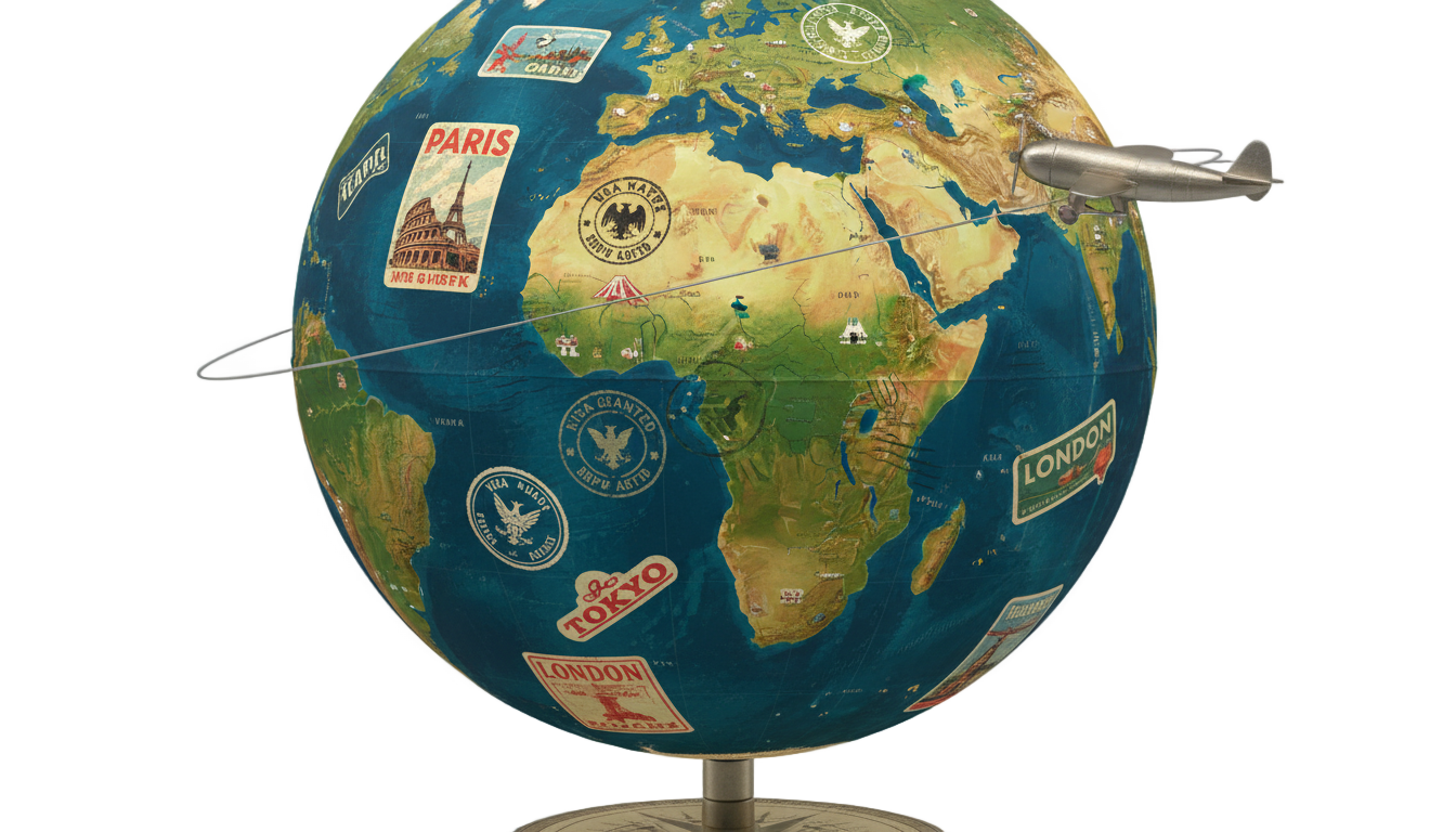 globe travel png PNG transparent background