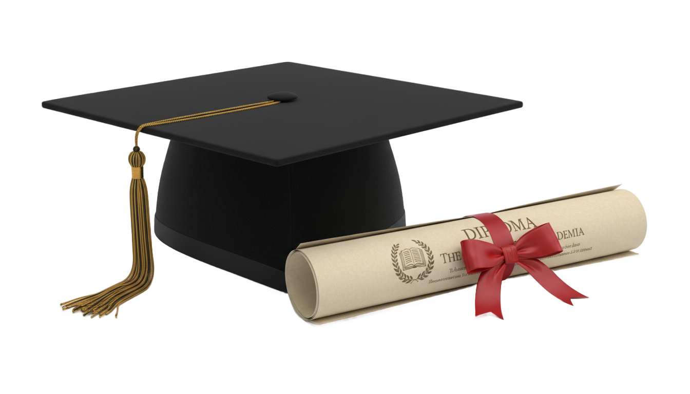 graduation cap and diploma clipart png PNG transparent background