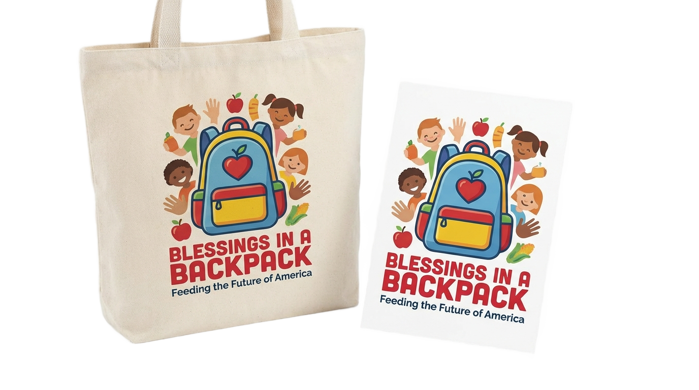 blessings in a backpack logo png PNG transparent background