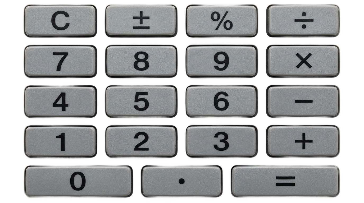 calculator numbers png PNG transparent background