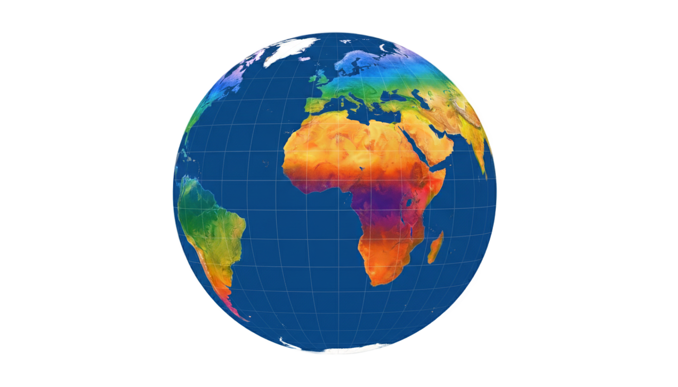 colorful globe png PNG transparent background