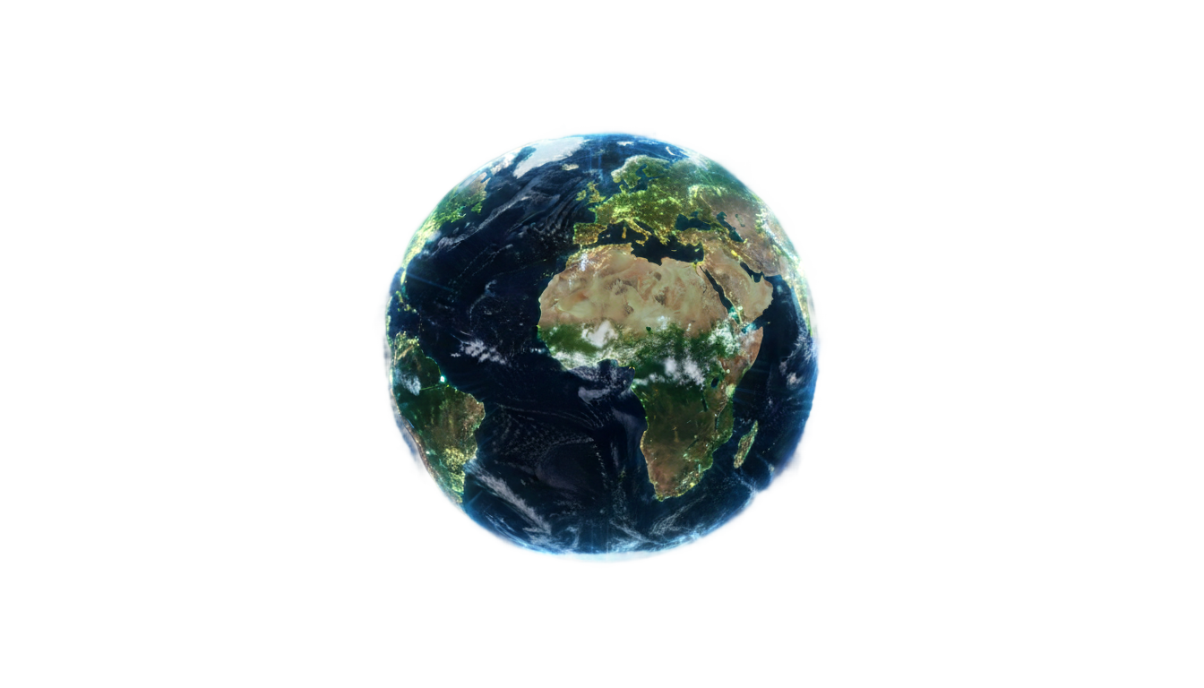 glowing globe png PNG transparent background