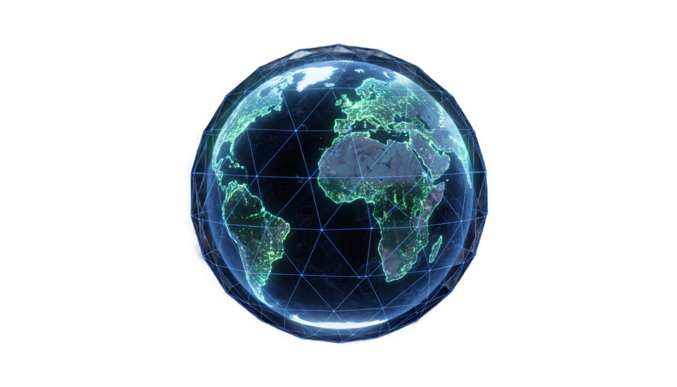 globe hologram png PNG transparent background