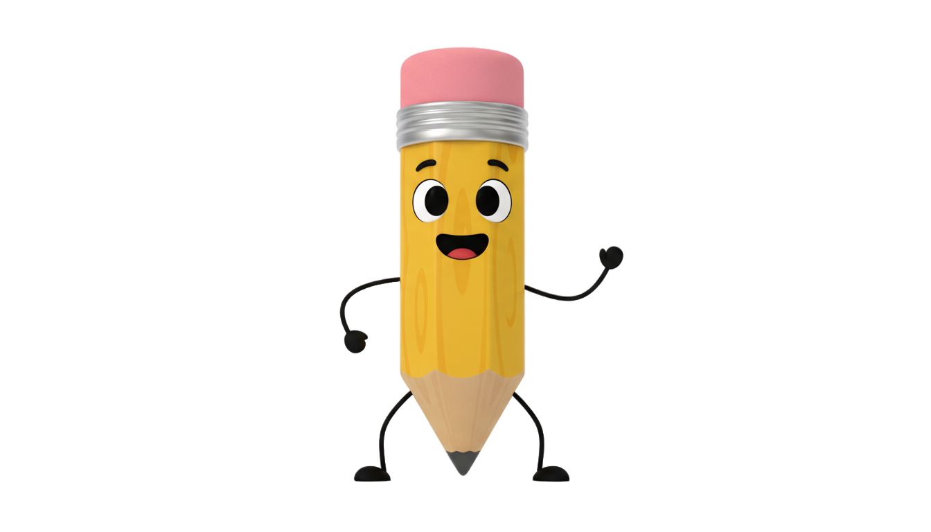 bfdi pencil asset png PNG transparent background
