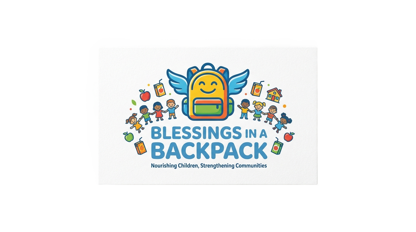 blessings in a backpack logo png PNG transparent background