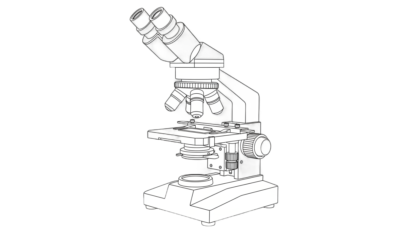 microscope png black and white PNG transparent background