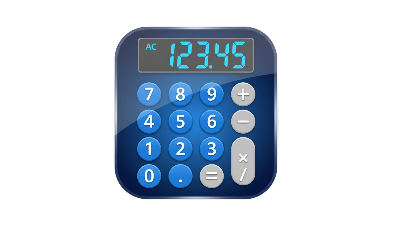 calculator app icon png PNG transparent background