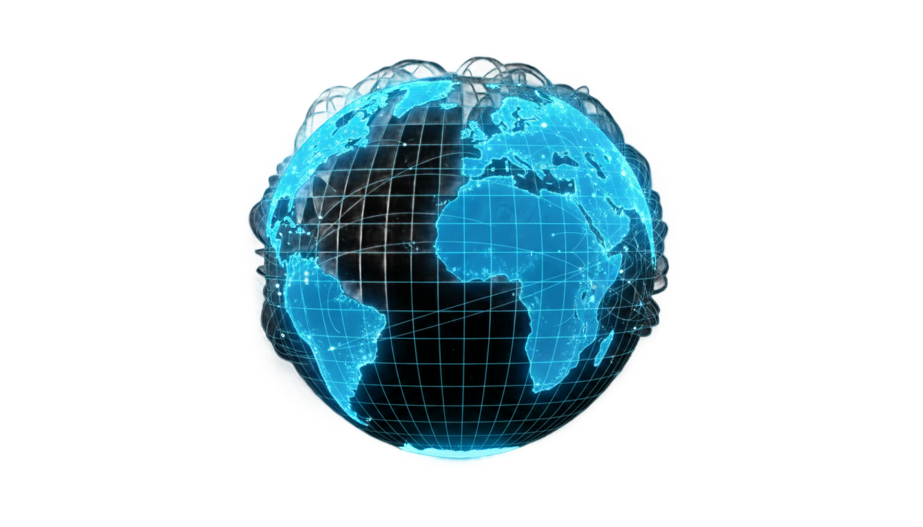 digital globe png PNG transparent background