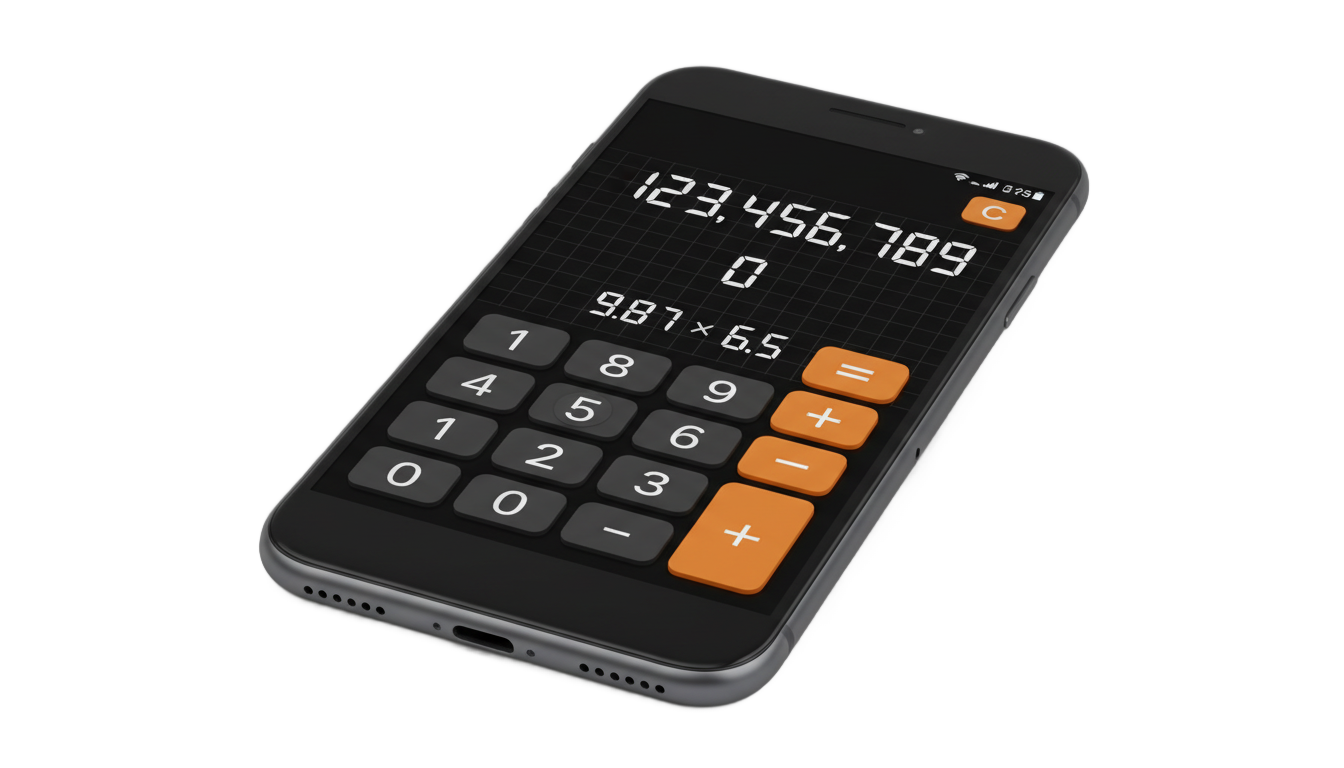 iphone calculator png PNG transparent background