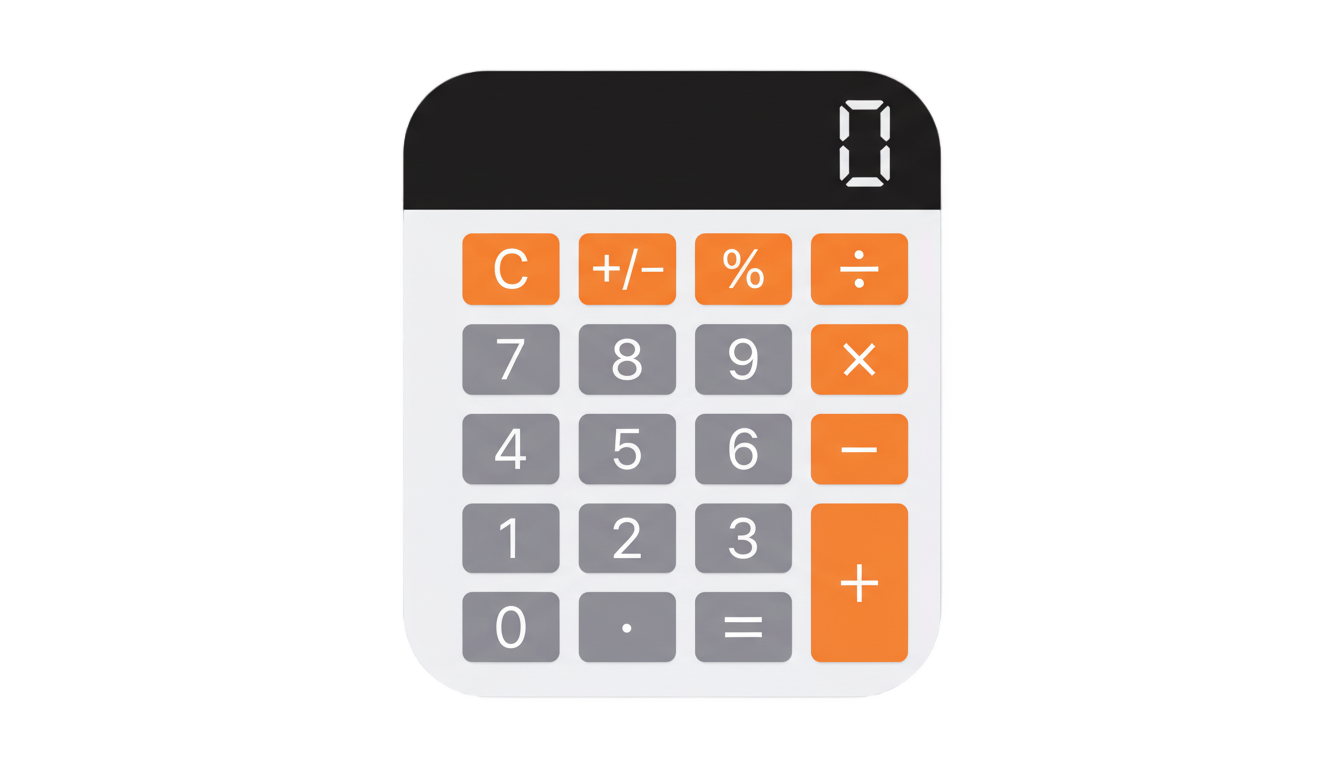 iphone calculator icon png PNG transparent background