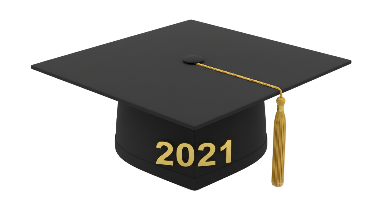 graduation cap 2021 png PNG transparent background