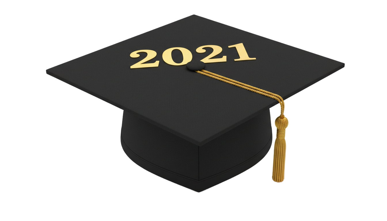 graduation cap 2021 png PNG transparent background