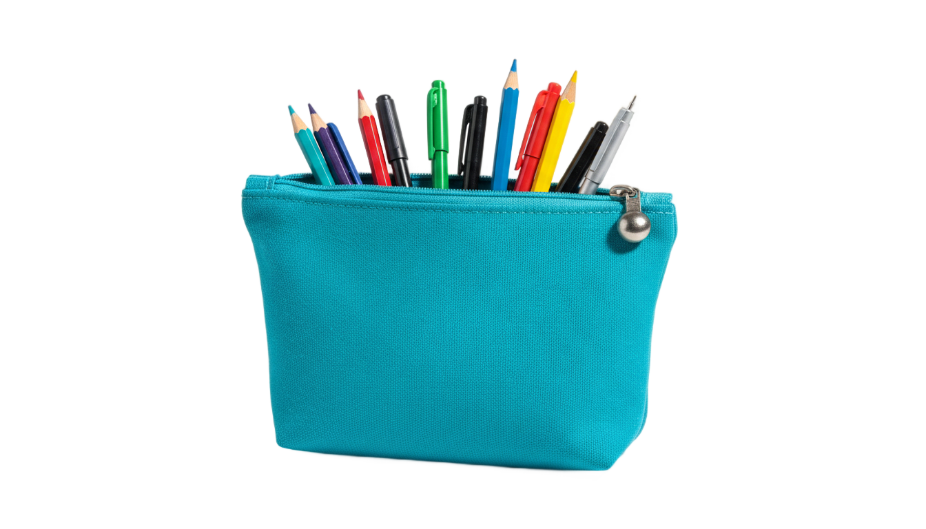 pencil bag png PNG transparent background