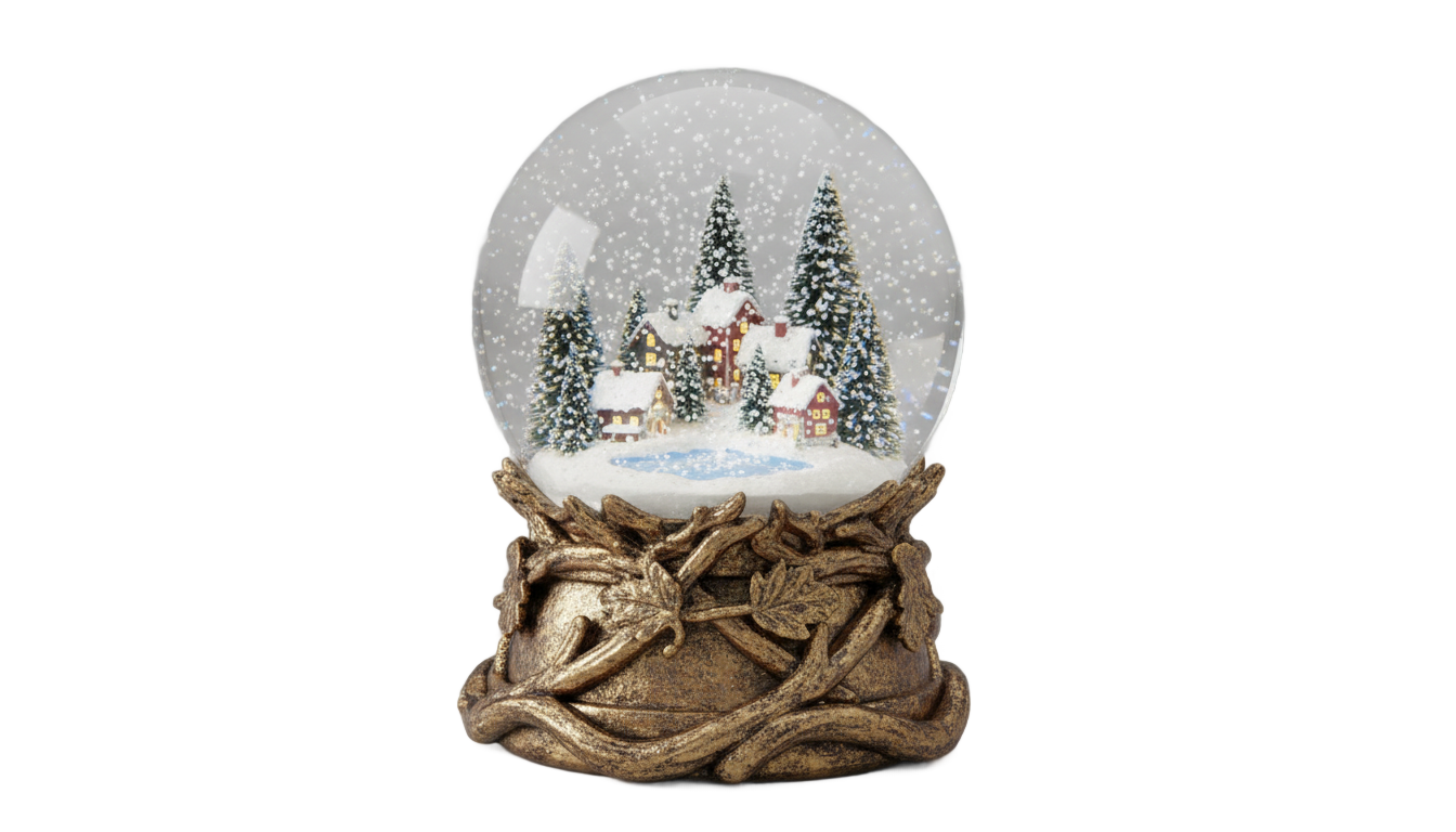 snow globe png PNG transparent background