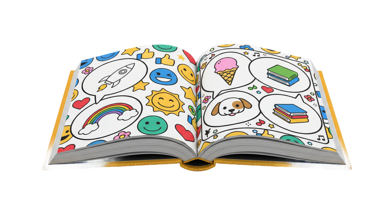 book emoji png PNG transparent background