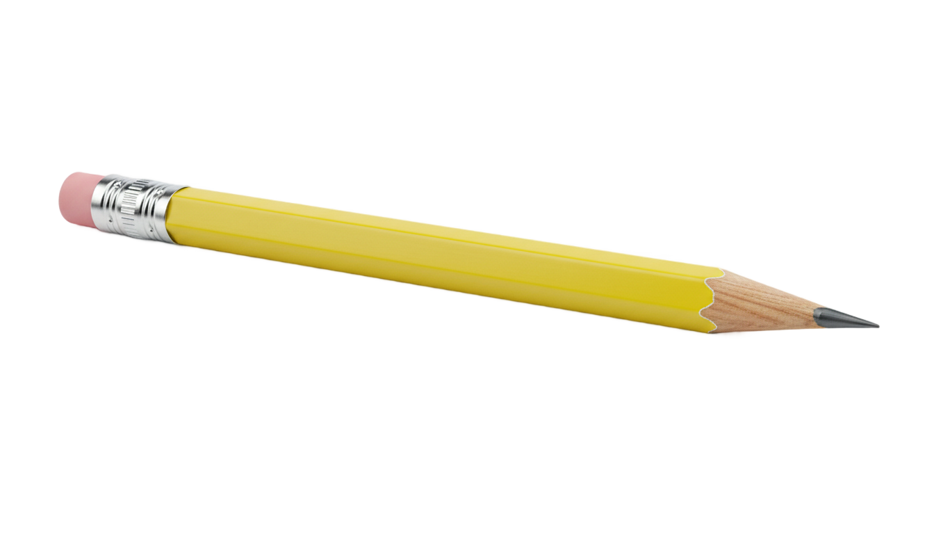 yellow pencil png PNG transparent background