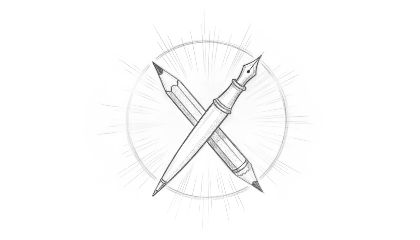 pencil sketch logo png PNG transparent background