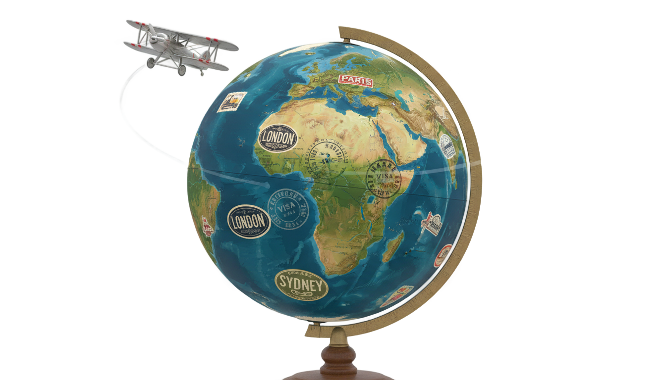 globe travel png PNG transparent background