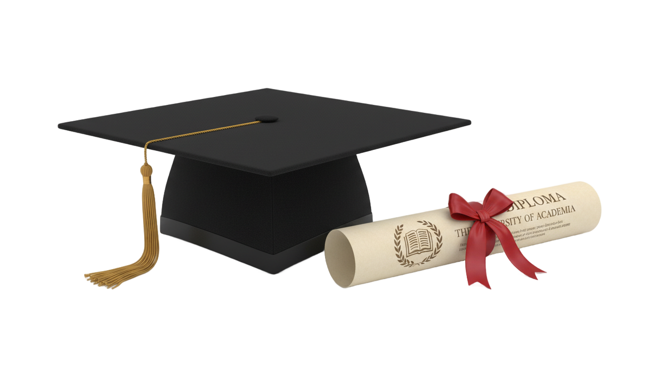 graduation cap and diploma clipart png PNG transparent background