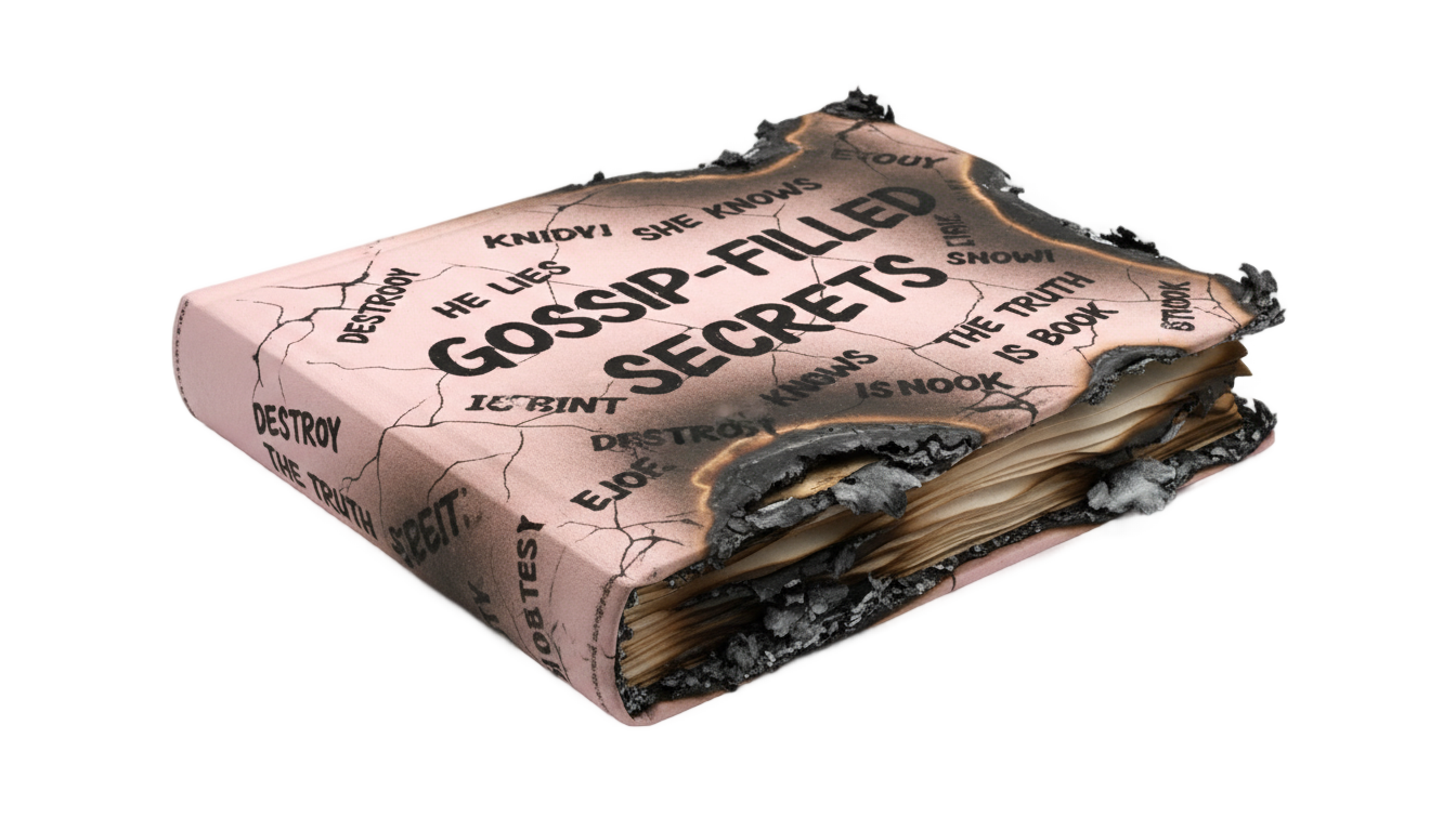 burn book png PNG transparent background